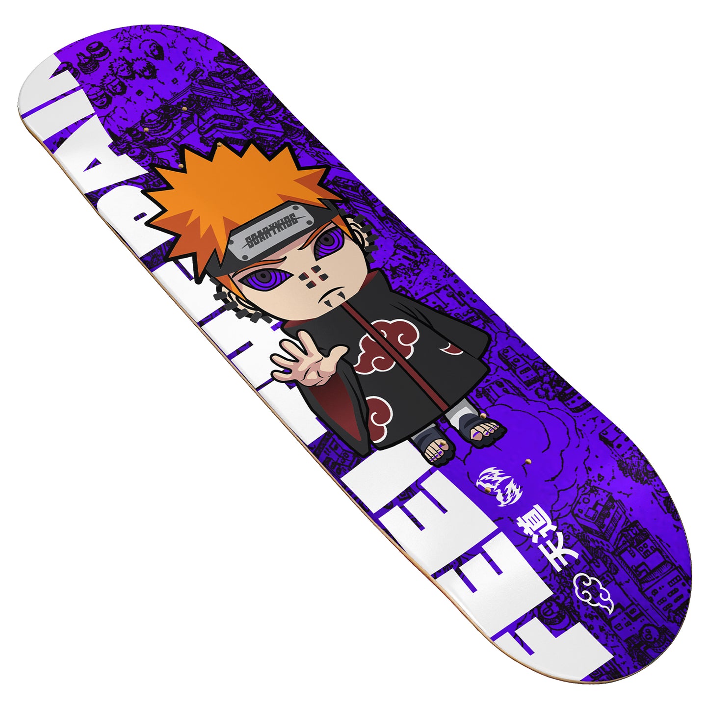 Feel the Pain Purple Foil Skateboard (LPO)