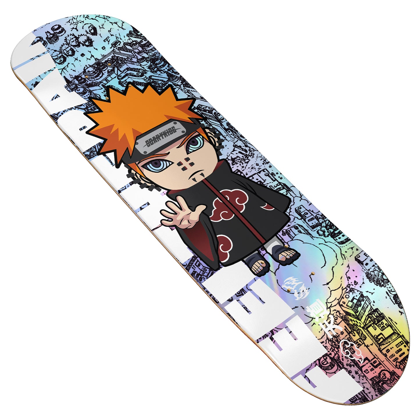 Feel the Pain Rainbow Foil Skateboard (LPO)