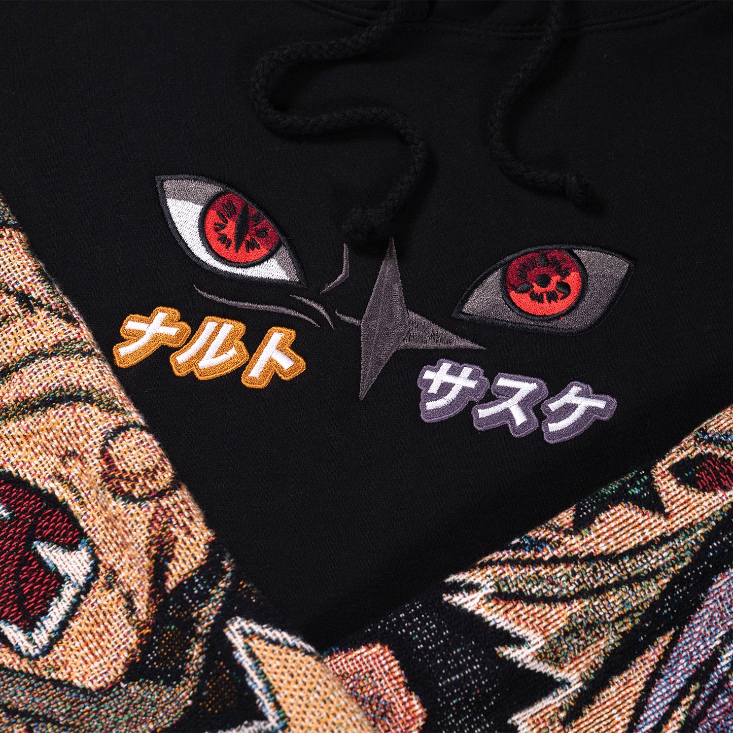 Crude Double Sleeve IND Black Hoodie (M)