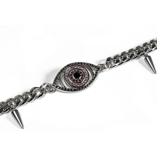 Evil Rinnegan Silver Bracelet