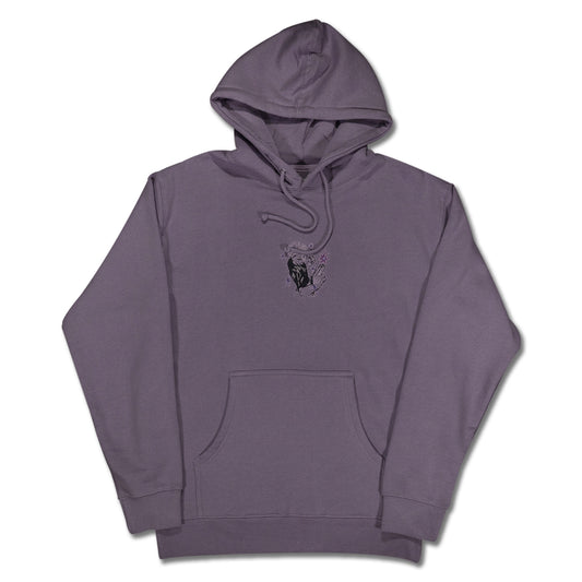 Gojo Simple Embroidered Plum Hoodie (Pre-Order)