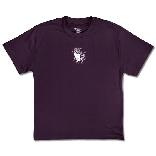 Gojo Simple Oversized Plum Tee (Pre-Order)