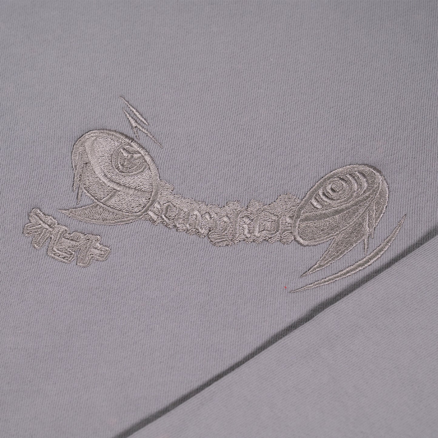 Masked Eyes Light Grey Crew (M)